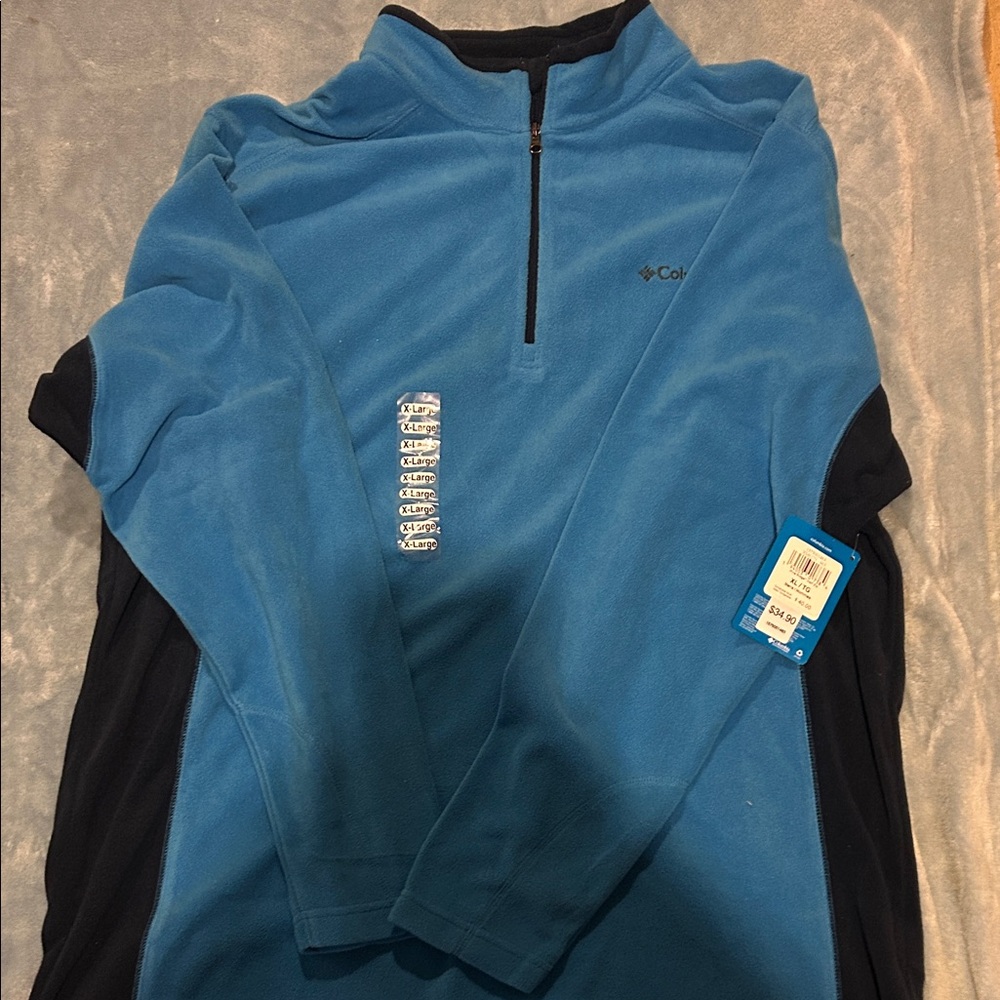 Columbia Two-Tone Blue Fleece Jacket